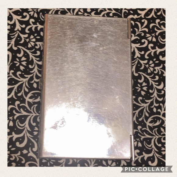 Silver Standard Business Card Holder Swirl - Picture 5 of 6